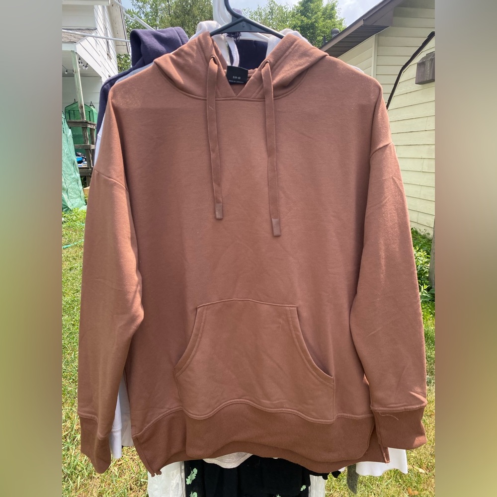 Small brown hoodie never worn